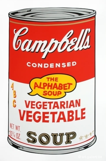 WARHOL Andy - Campbells soup - Vegetarian vegetable