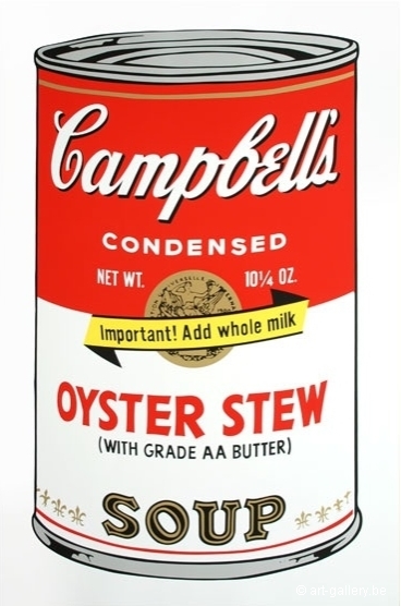 WARHOL Andy - Campbells soup - Oyster stew