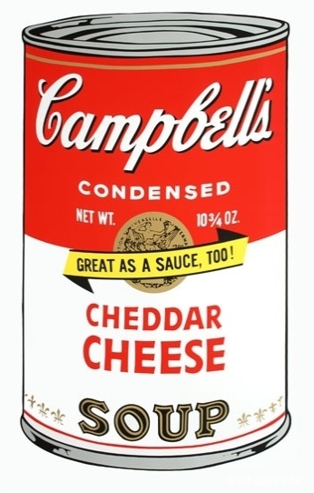 WARHOL Andy - Campbells soup - Cheddar cheese
