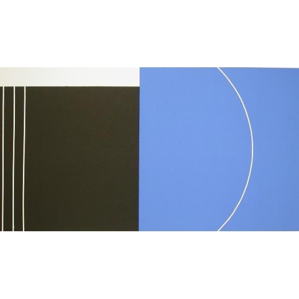 DELAHAUT Jo - Composition in Blue and Black