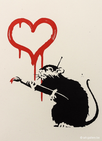 BANKSY - Love Rat