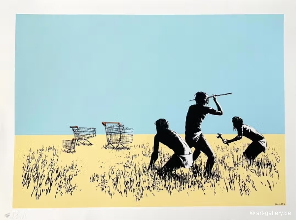 BANKSY - Trolley Hunters (signed)