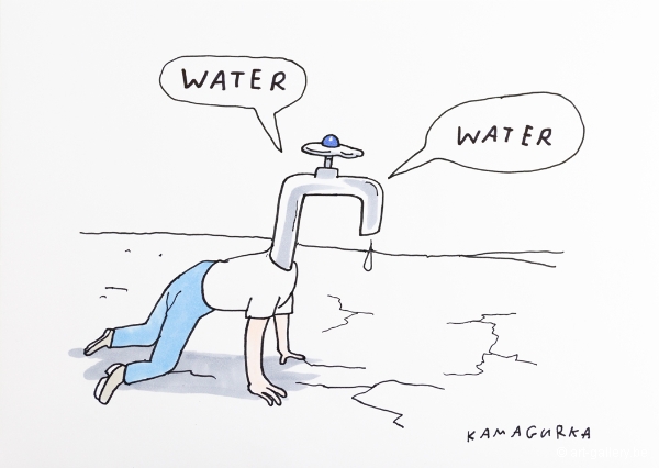 Water Scarcity Drawing